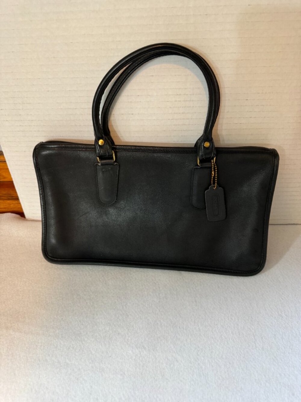 Coach Vintage Deep Navy Club Clutch/Bag/Satchel/